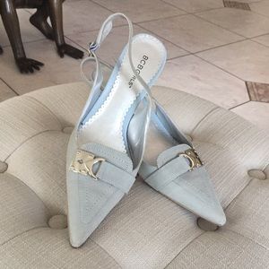 Baby Blue- Slingback Heels